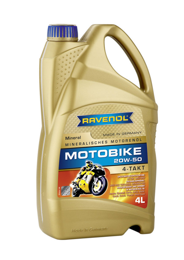 RAVENOL Motobike 4-T Mineral SAE 20W-50 (4 L)