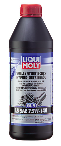 Liqui Moly Vollsynthetisches Hypoid-Getriebeöl LS SAE 75W-140 GL5 (Limited Slip) (1 L)