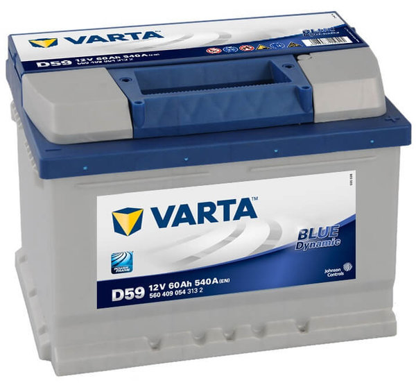 Varta BLUE Dynamic D59 12V 60Ah 540A | Starterbatterie | Akku