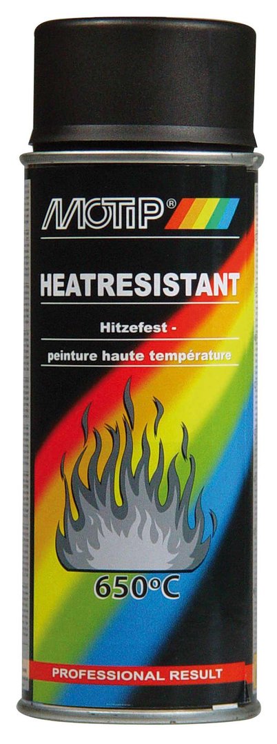 Hitzeschutz-Lack SCHWARZ | Thermolack bis 800°C (400 ml)