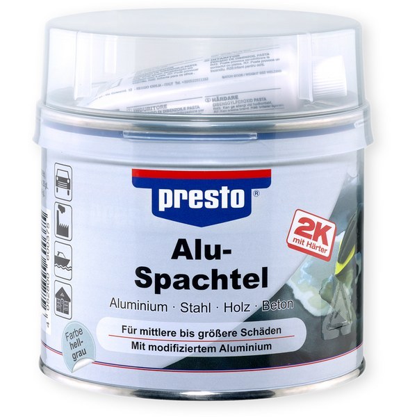 Alu-Spachtel Presto (1 kg)