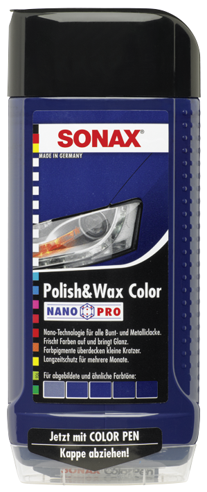 SONAX Polish & Wax Color NanoPro blau (500 ml)