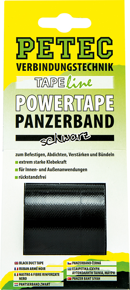POWER Tape Panzerband, 5 m x 50 mm SCHWARZ