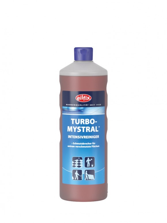 Original TURBO-MYSTRAL Intensivreiniger | Schmutzbrecher für extrem verschmutzte Flächen (1 L)