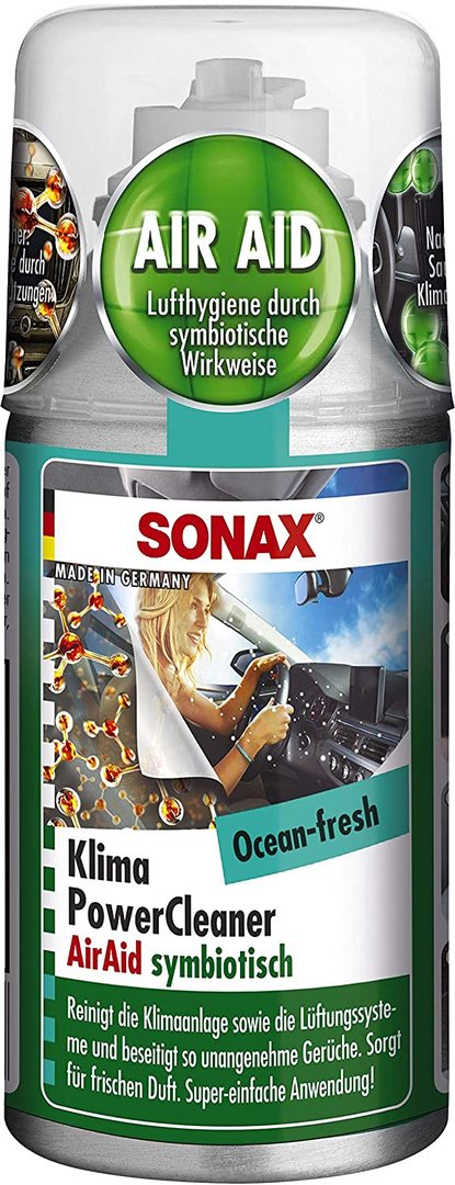SONAX KlimaPowerCleaner Ocean-Fresh | Klimaanlagenreiniger (100 ml)