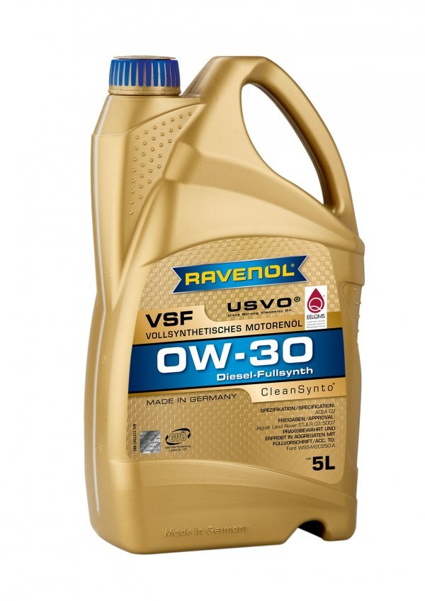 RAVENOL VSF SAE 0W-30 (speziell für Ford, Jaguar, LandRover) (5 L)